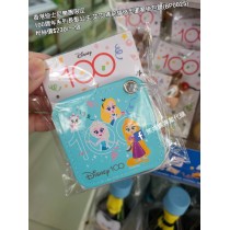 香港迪士尼 x 7-11限定 100週年系列 長髮公主 艾莎 瑪莉貓造型圖案掛包鏡 (BP0025)